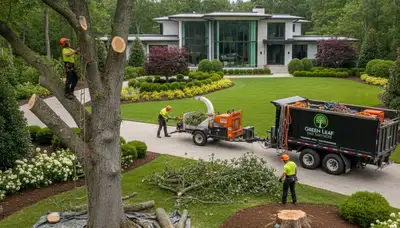 Professional landscaping and tree removal service in Easton, PA by Chop Chop Tree experts