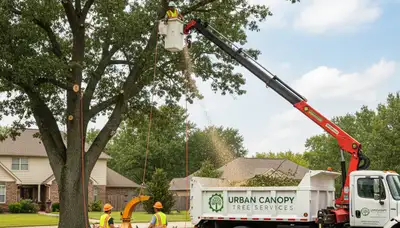 Certified arborists performing safe tree removal in Easton, PA for residential and commercial properties