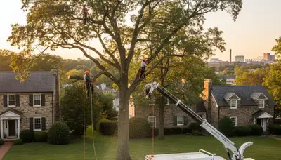 Professional tree removal service in Easton, PA by certified arborists at Easton Tree Service
