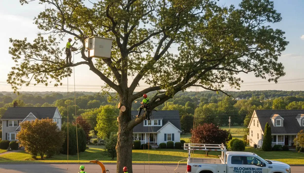 Professional tree removal service in Easton PA safely clearing trees for homes and businesses