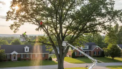 Professional tree removal service in Easton, PA by certified arborists at Easton Tree Service