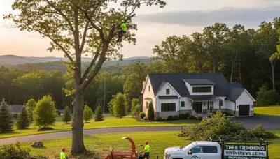 Professional tree removal service in Easton PA by certified arborists at eastontreeservice.com