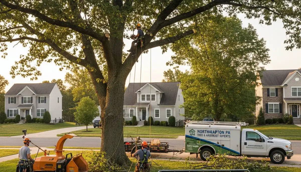Professional tree removal service in Easton PA by certified arborists at Easton Tree Service