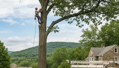 Professional tree removal service in Easton PA by certified arborists at eastontreeservice.com