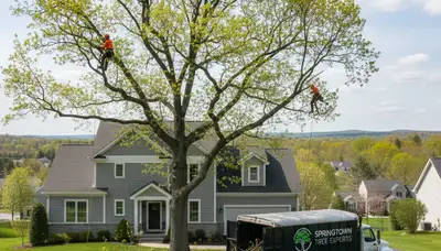 Professional tree removal service in Easton PA by certified arborists at Easton Tree Service